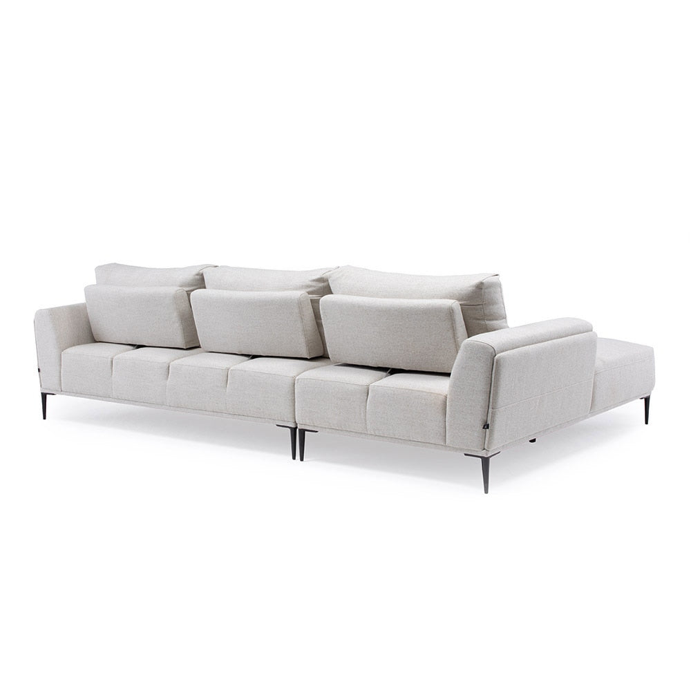 Sofa Seccional Aurus Crudo Izquierdo