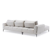 Sofa Seccional Aurus Crudo Izquierdo