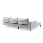 Sofa Seccional Aurus Crudo Izquierdo