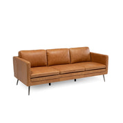 Sofa 3C Tesa Cuero Camel