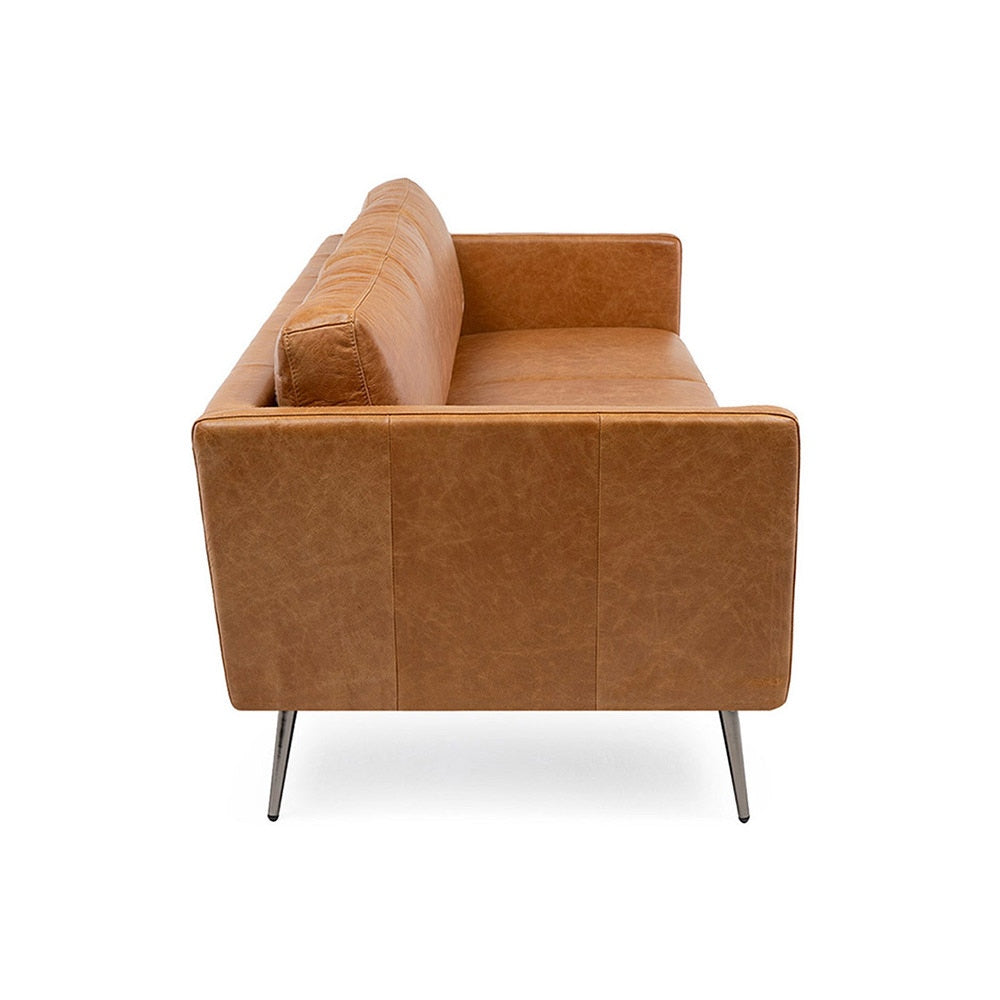 Sofa 3C Tesa Cuero Camel