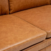 Sofa 3C Tesa Cuero Camel