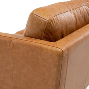Sofa 3C Tesa Cuero Camel
