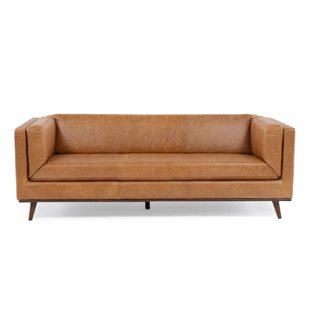 Sofa Cuero 3C Neel Camel